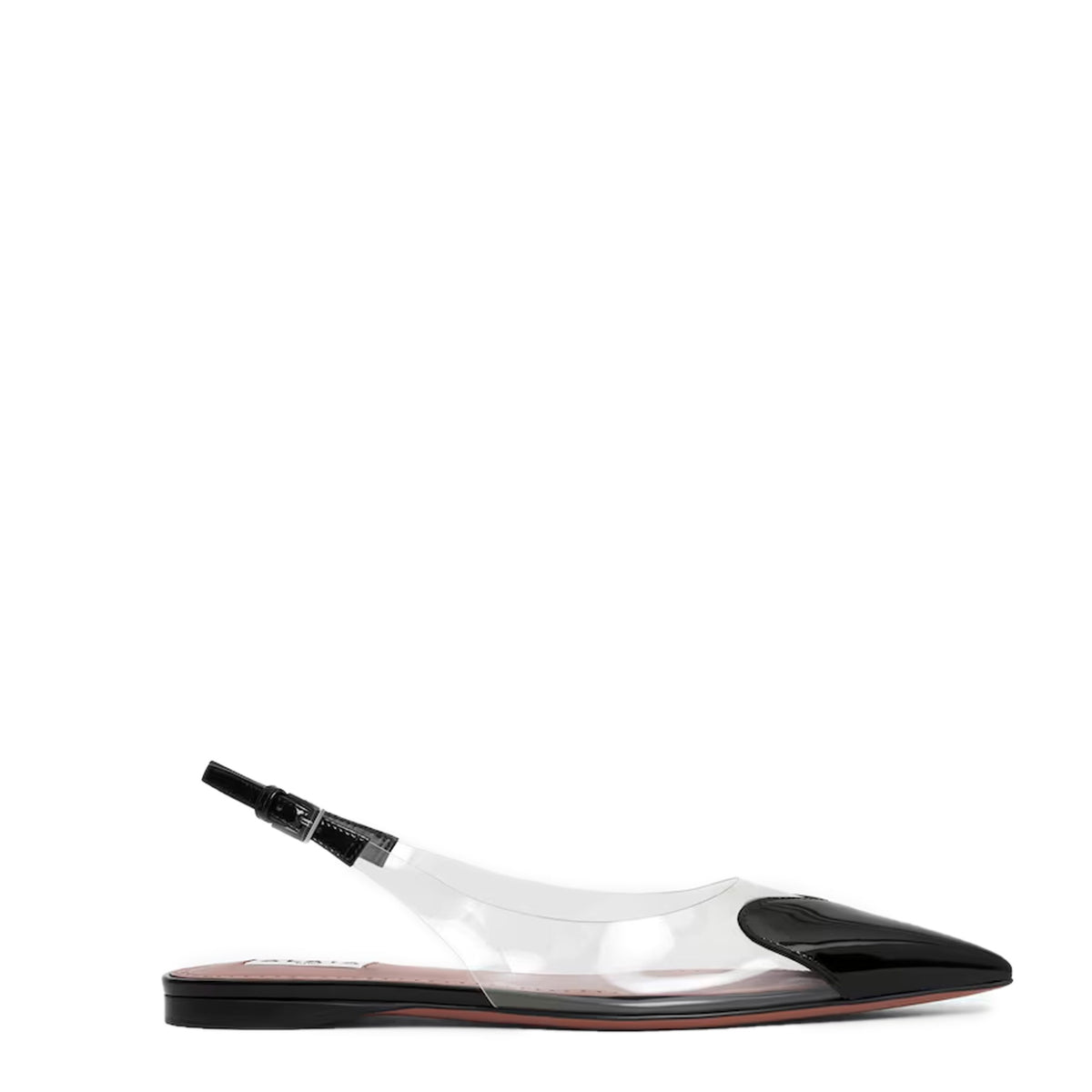 Alaia Heart Flat SlingbacksBlack Sheepskin 800943