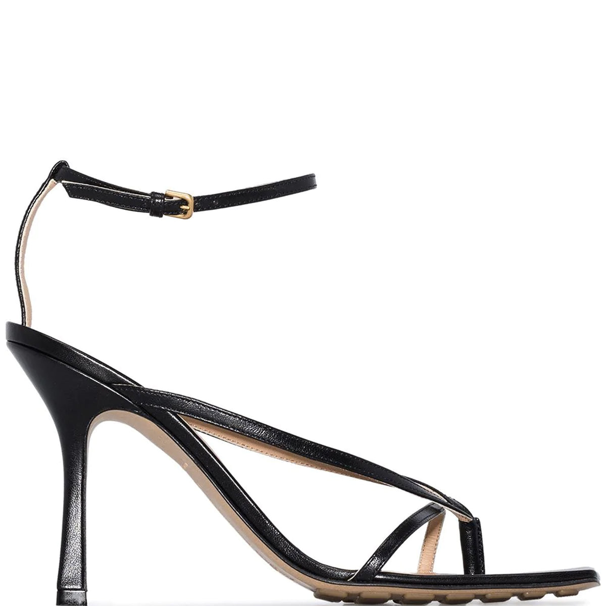 Bottega Veneta Stretch Square Sandal 90, Black – CULTSTATUS
