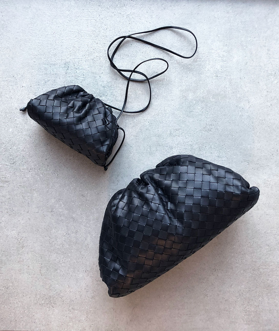 Bottega Veneta The Chain Pouch Bag in Black & Silver - Black. Size One Size.