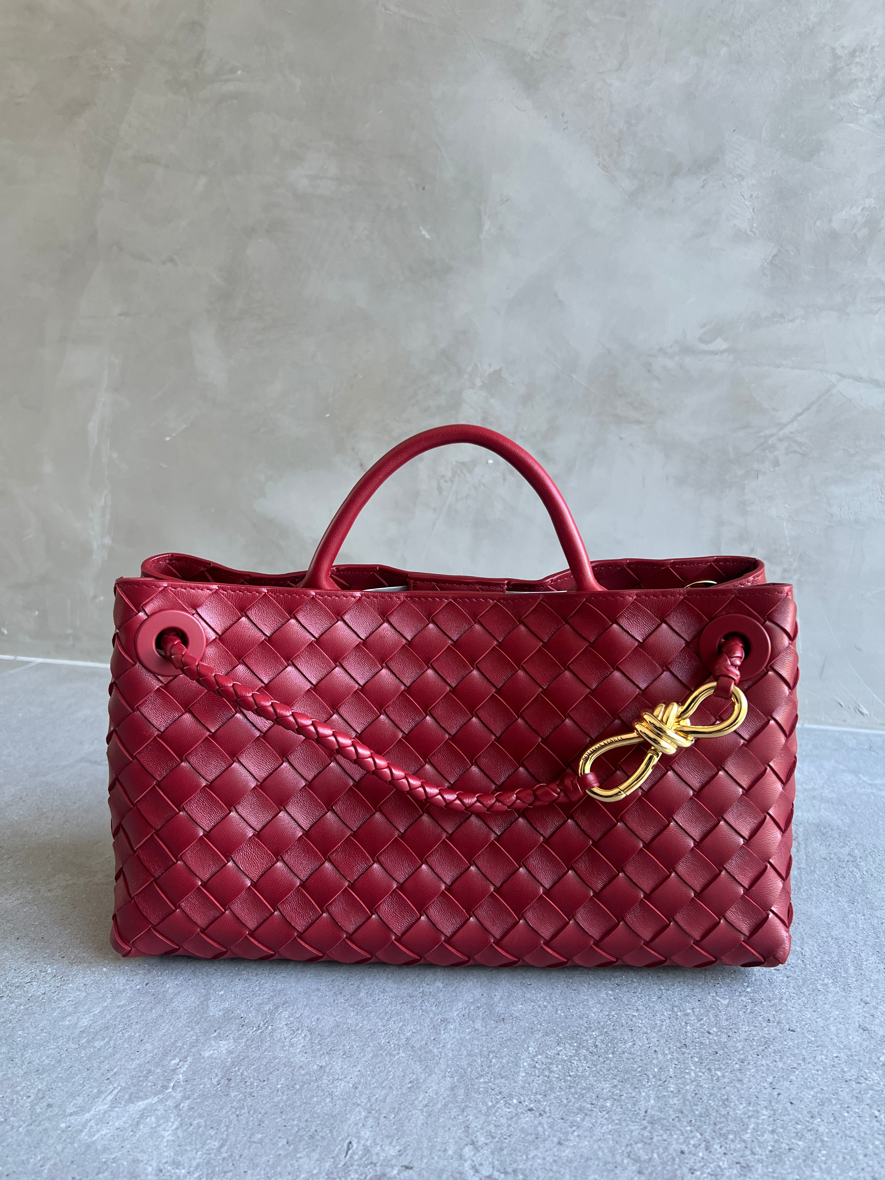 Bottega Veneta East/West Andiamo, Rosewood – CULTSTATUS