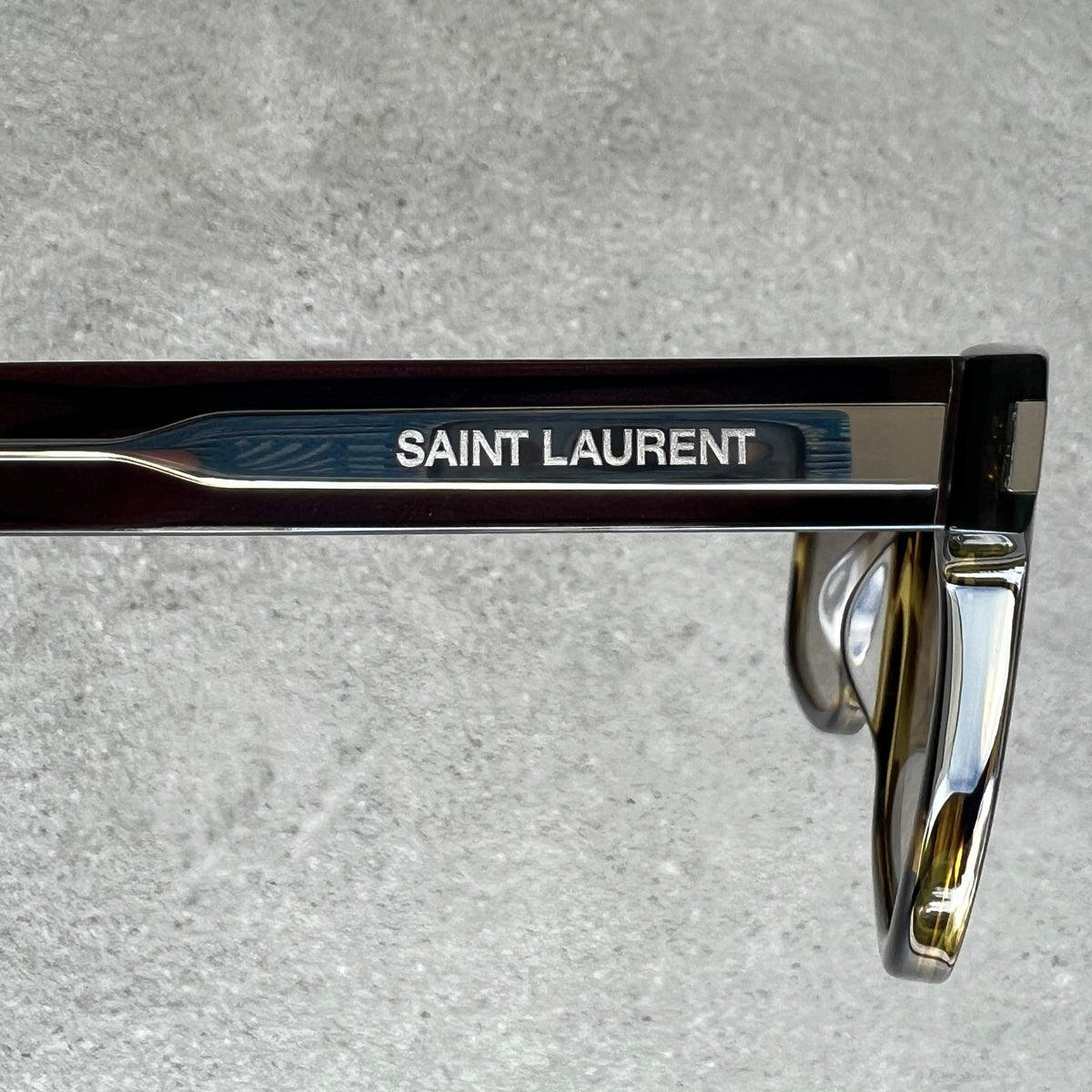 YSL SL619 Flat Top Acetate, Havana – CULTSTATUS