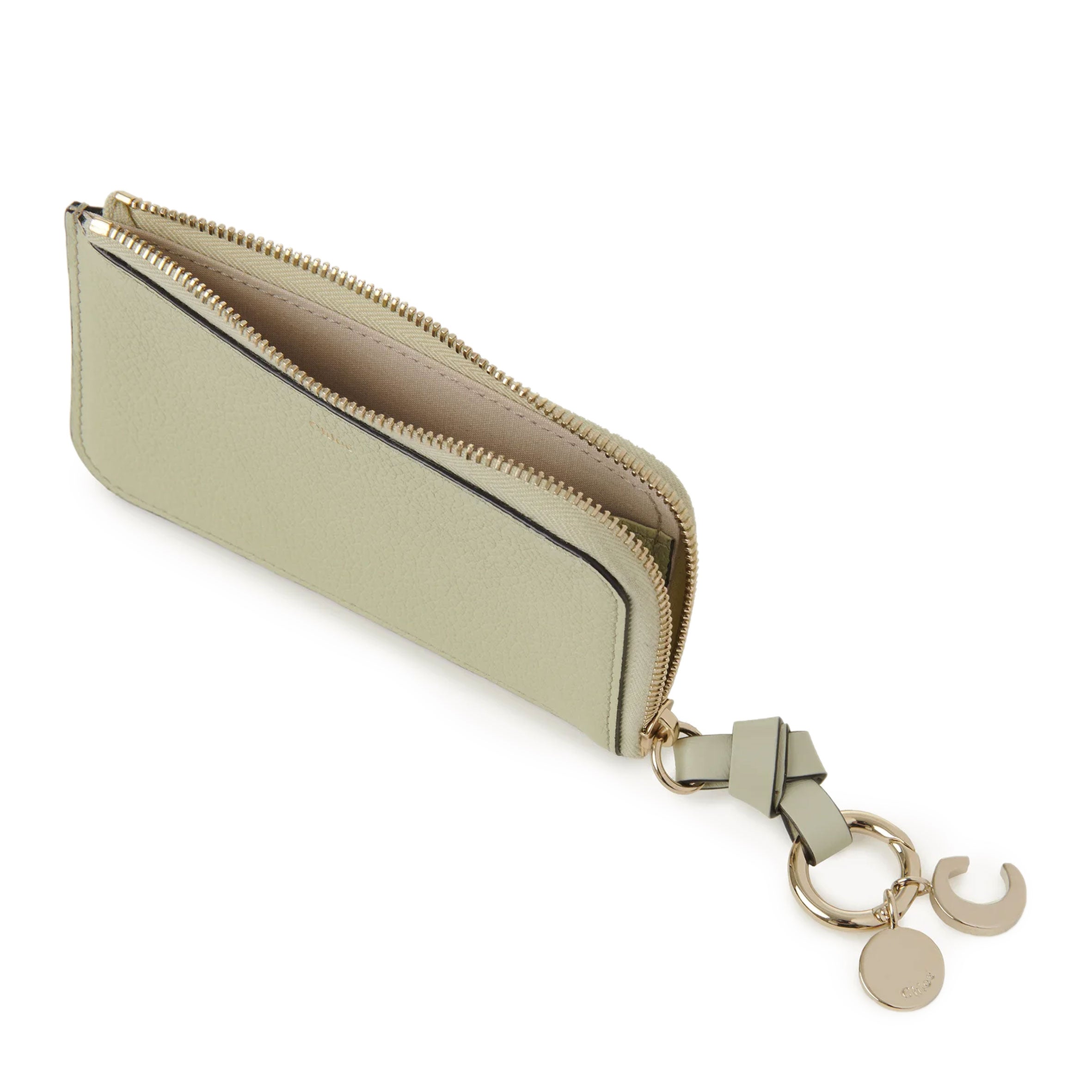 Chloe Alphabet Zip Card Holder, Eucalyptus – CULTSTATUS