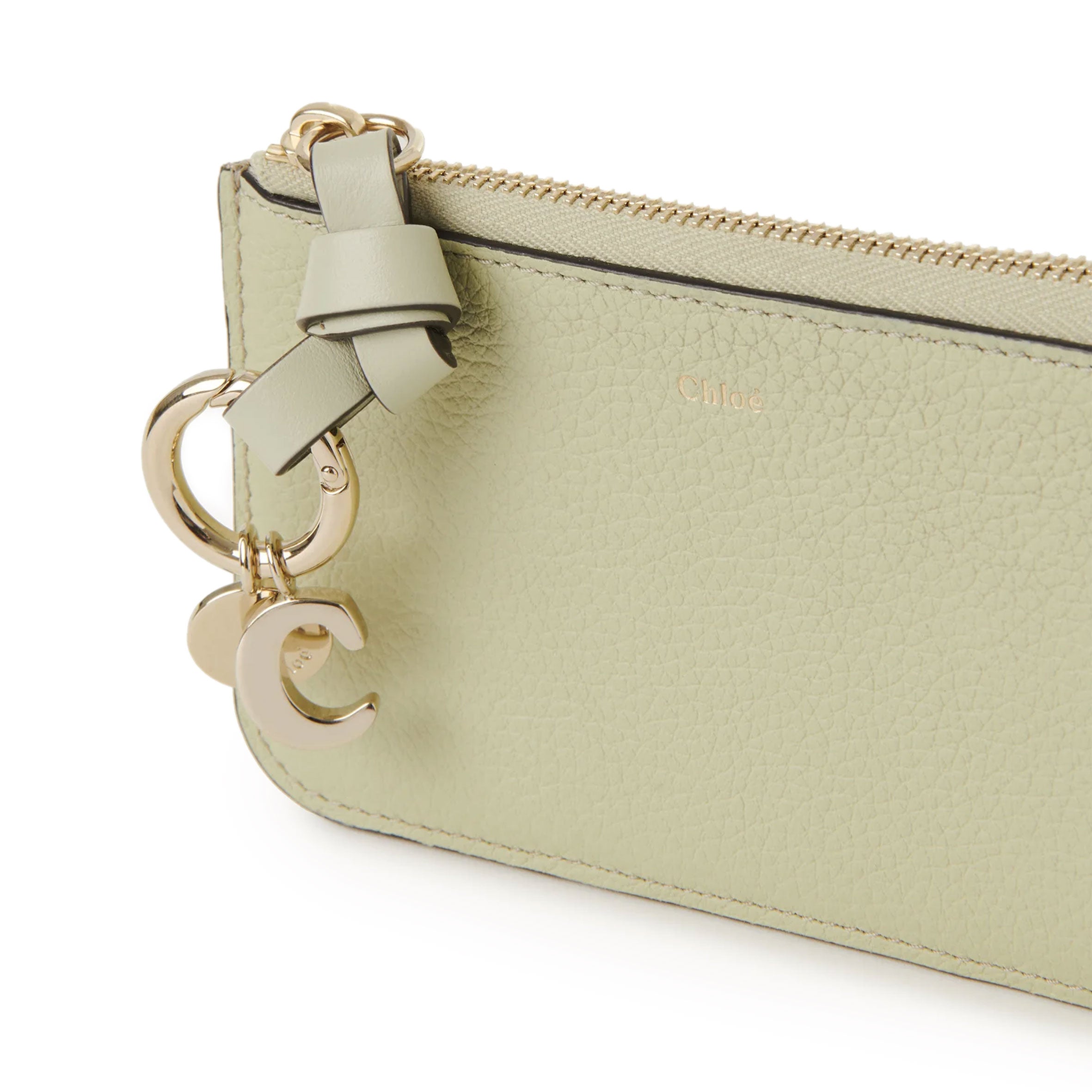 Chloe Alphabet Zip Card Holder, Eucalyptus – CULTSTATUS