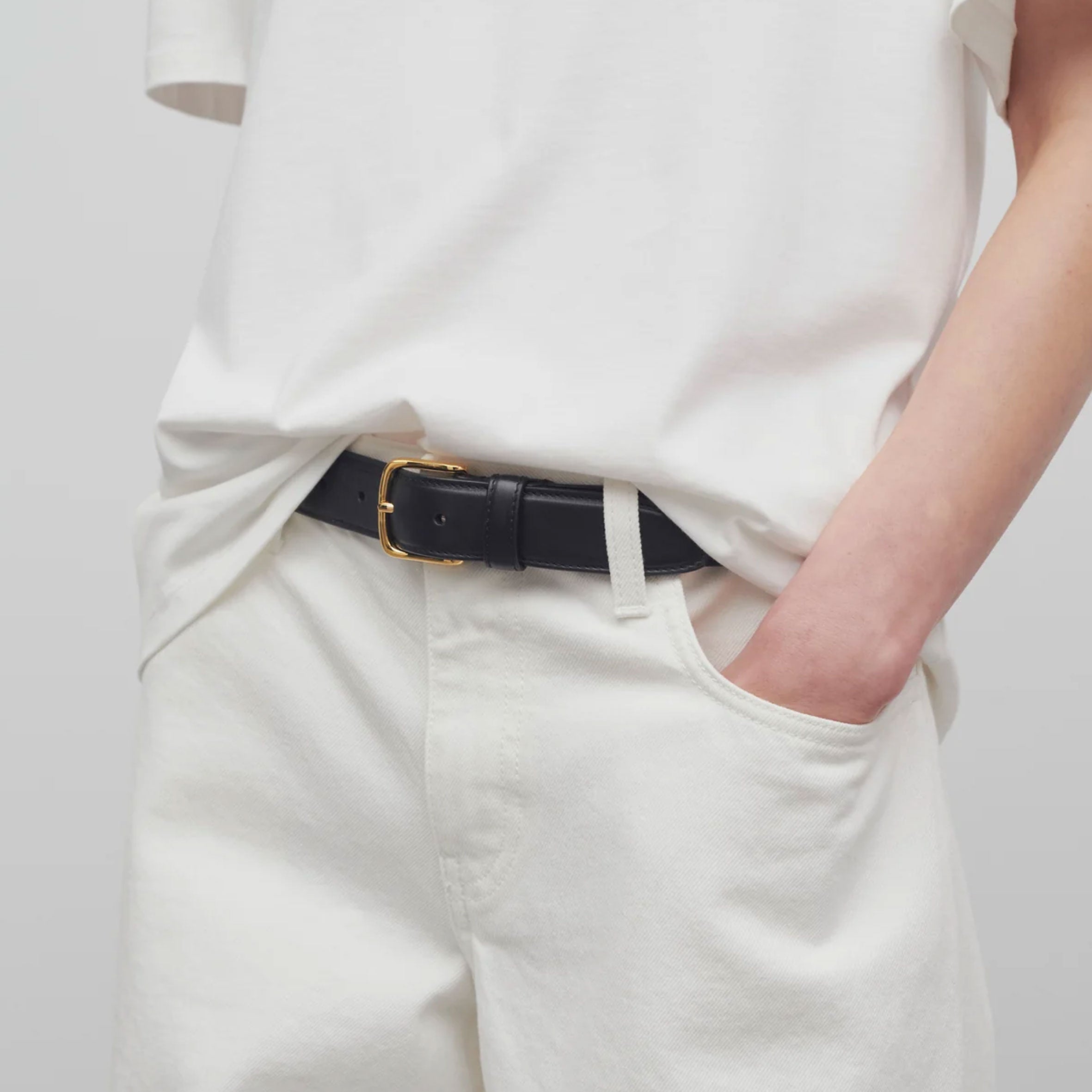 The Row Classic Belt, Black (G) – CULTSTATUS