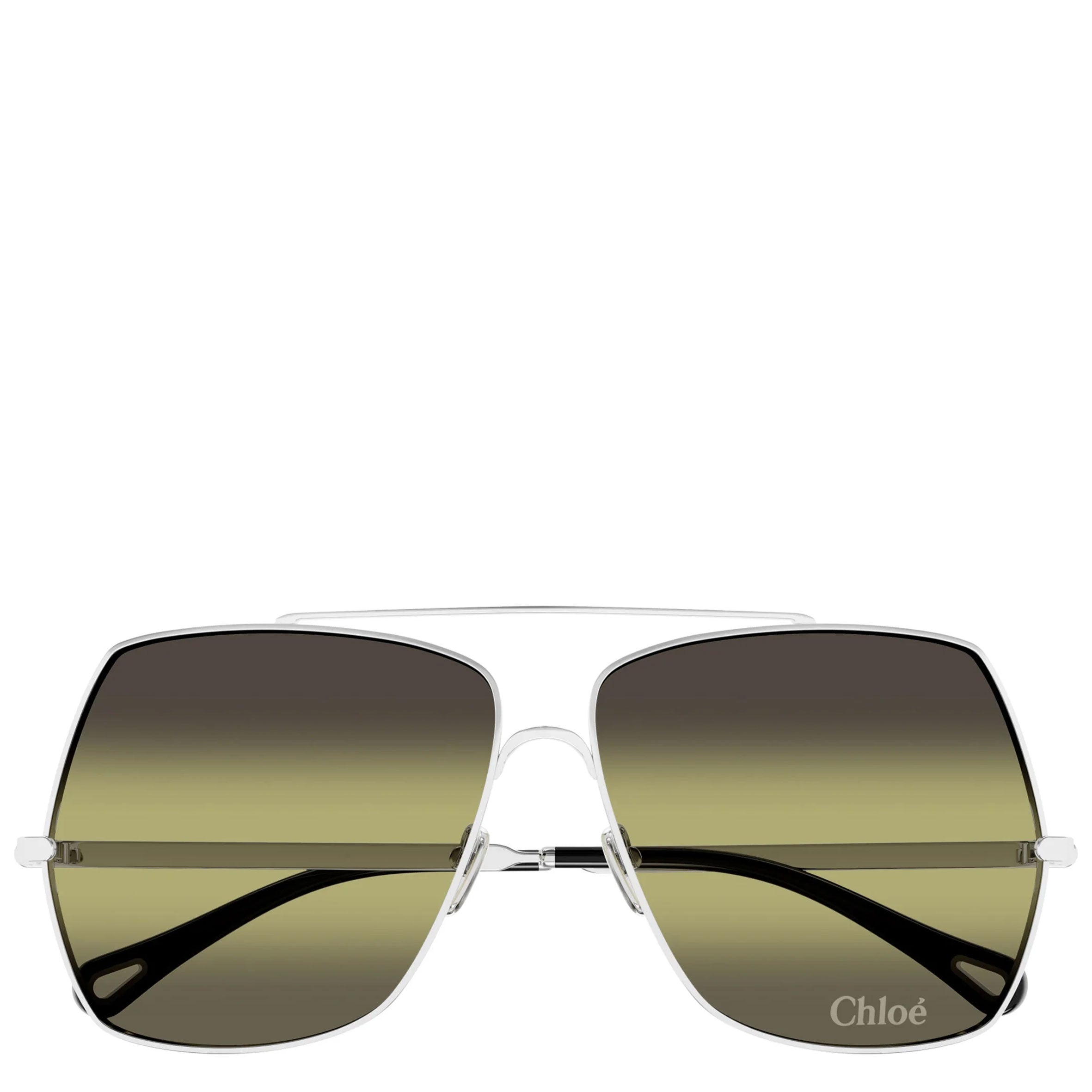 Chloe Sun CH0278S Aviator, Silver/Grey – CULTSTATUS