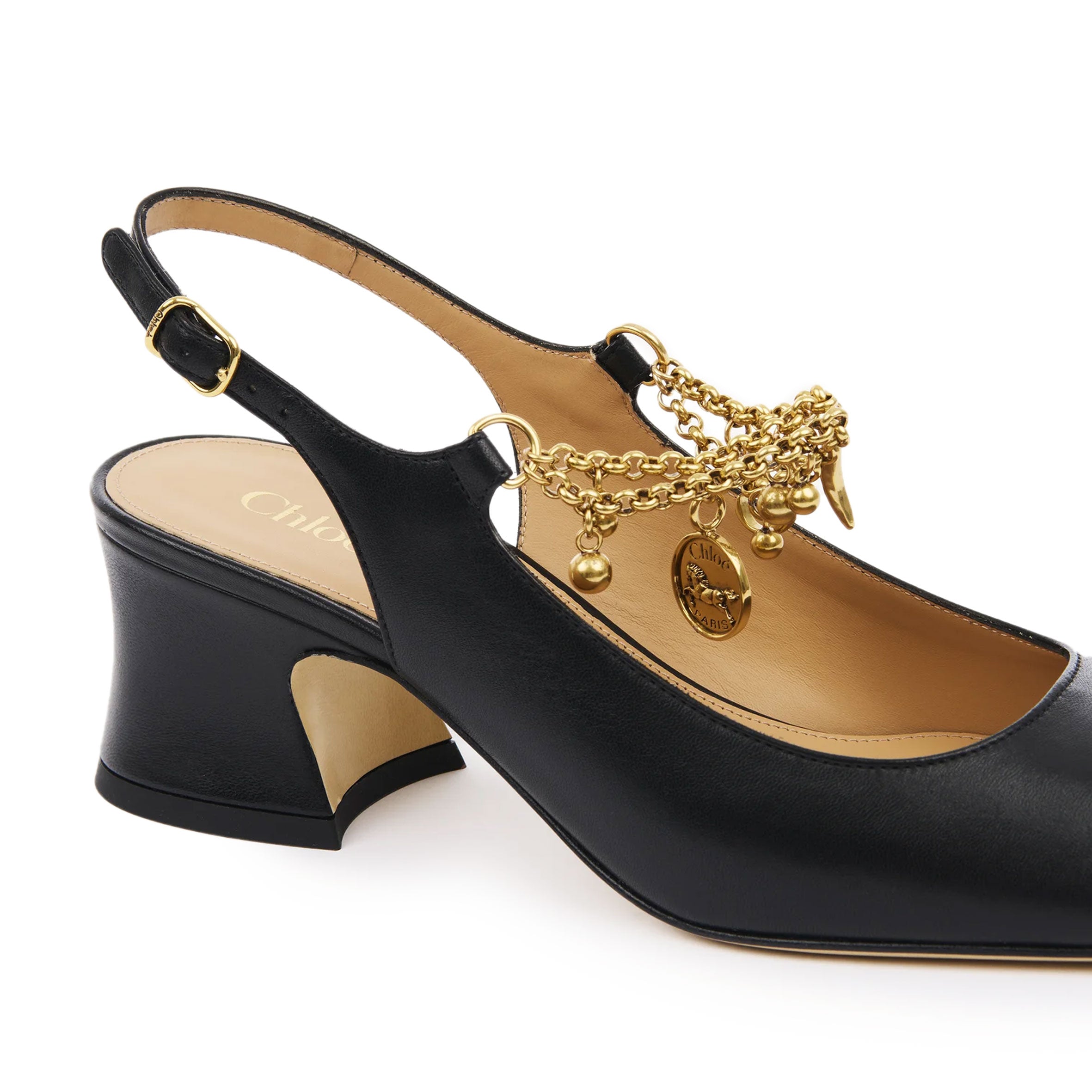 Chloe Charms Pump, Black – CULTSTATUS