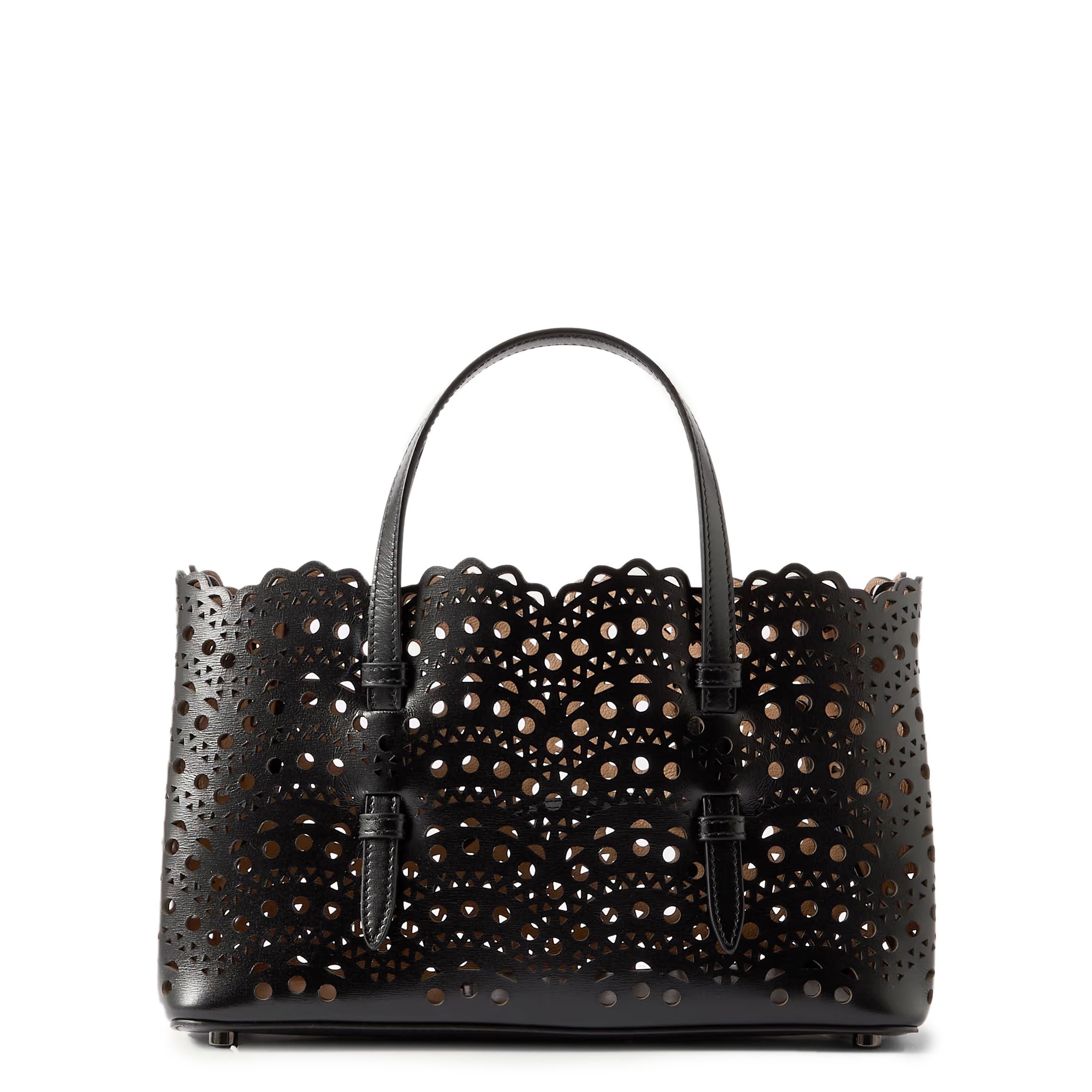 ALAIA Mina 25 E/W Vienne Calfskin, Black – CULTSTATUS