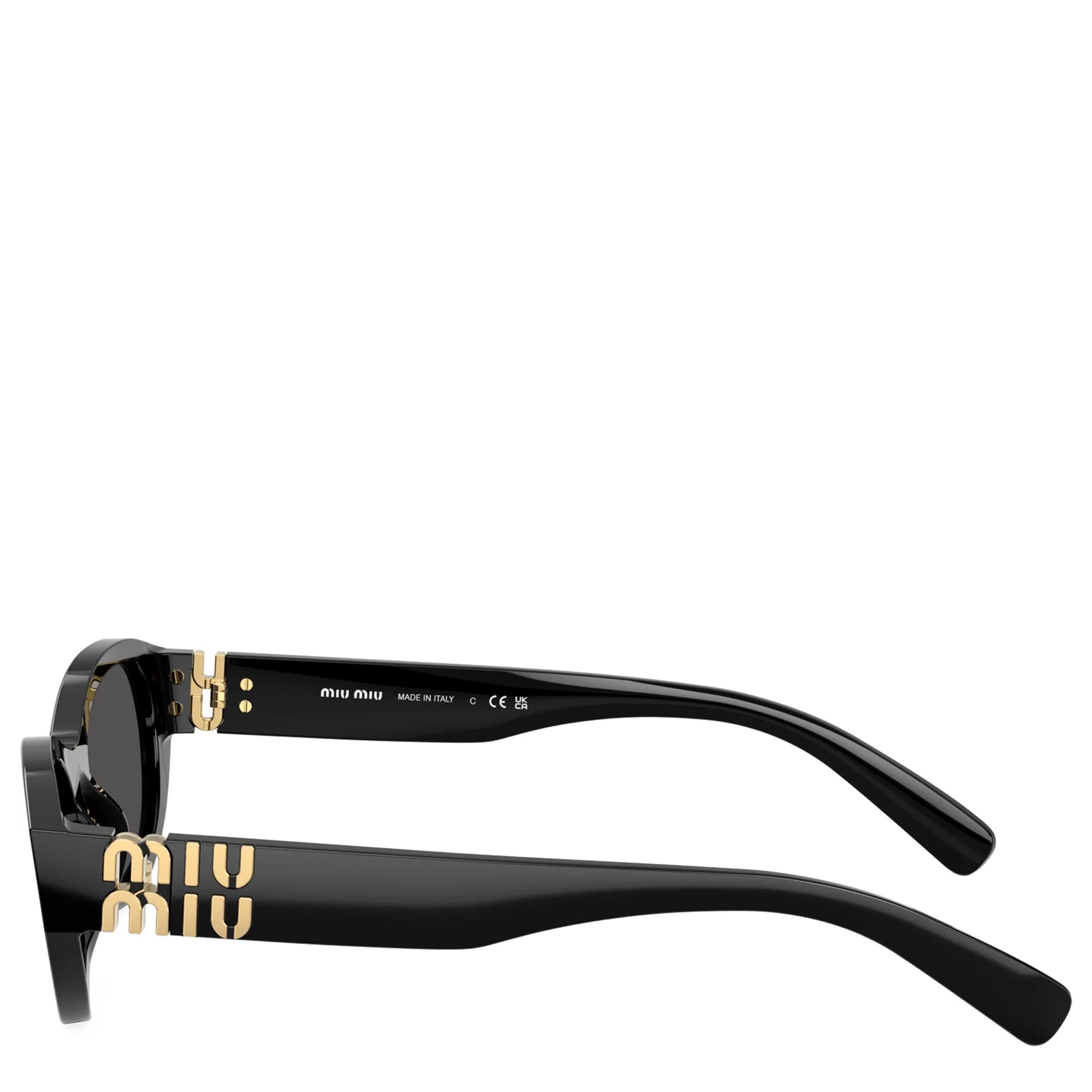Miu Miu Miu Miu MUA03S Glimpse Geometric Sunglasses, Black