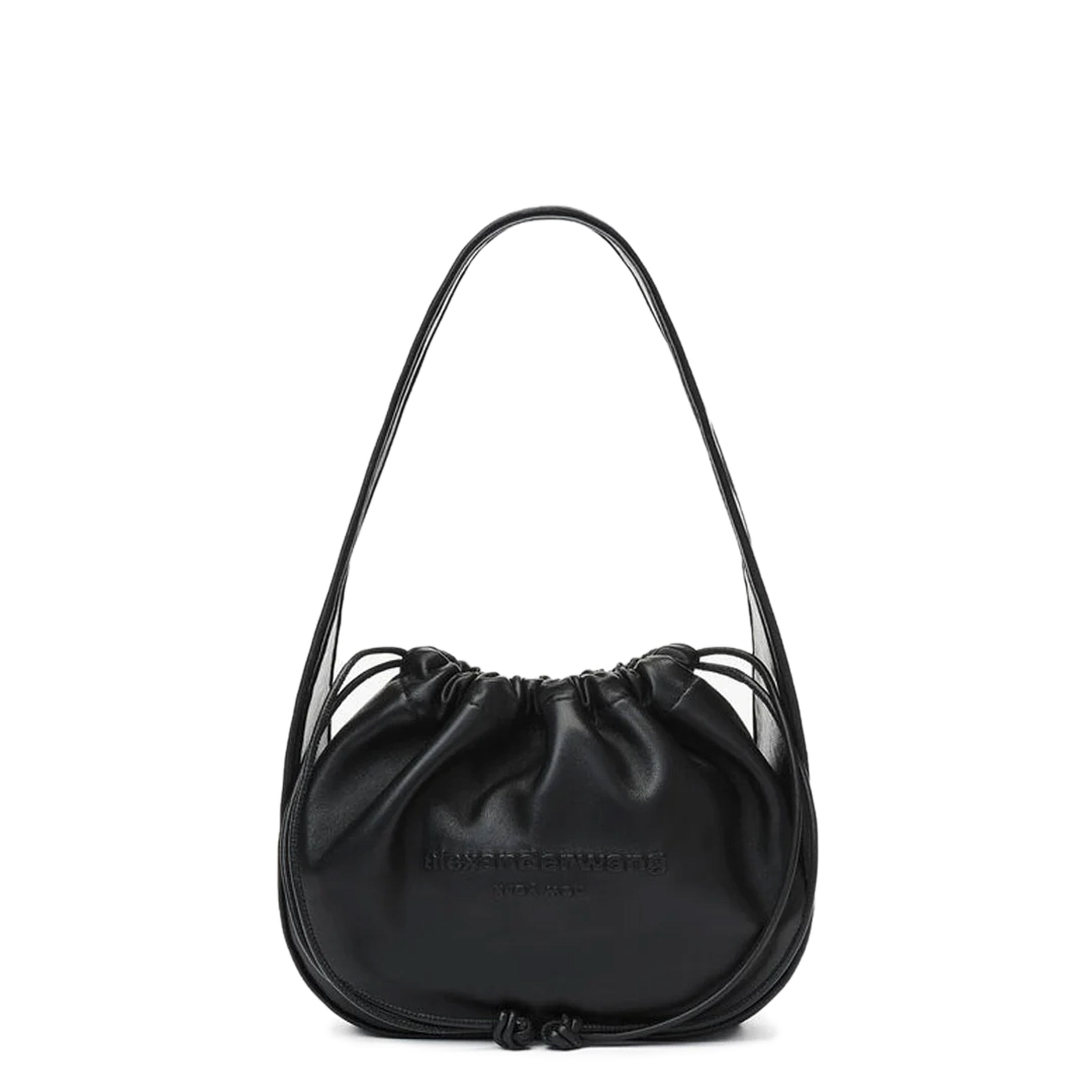 Alexander Wang Cinch Small Hobo Leather Black CULTSTATUS
