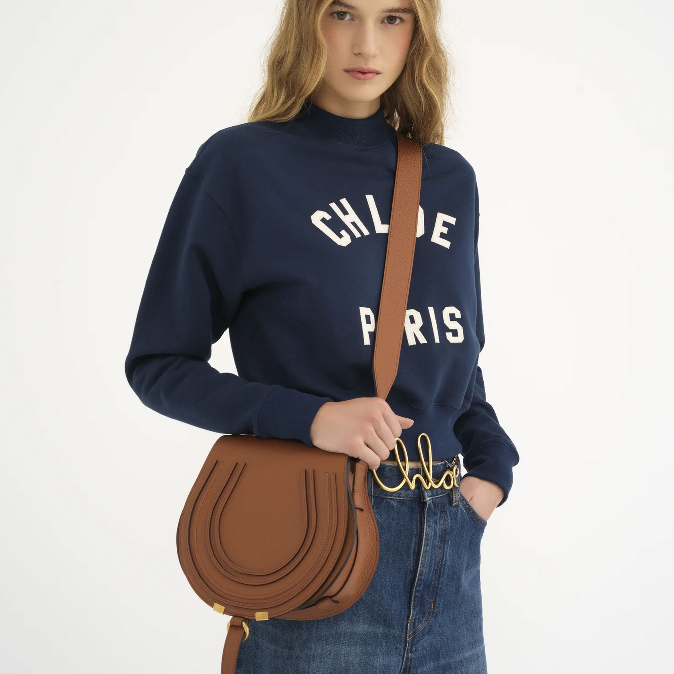 Chloe Marcie Mini Satchel, Tan – CULTSTATUS