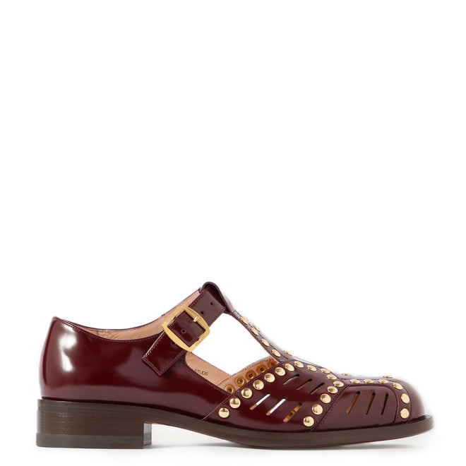 Spiegel Fisherman Sandal, Bittar Chocolate