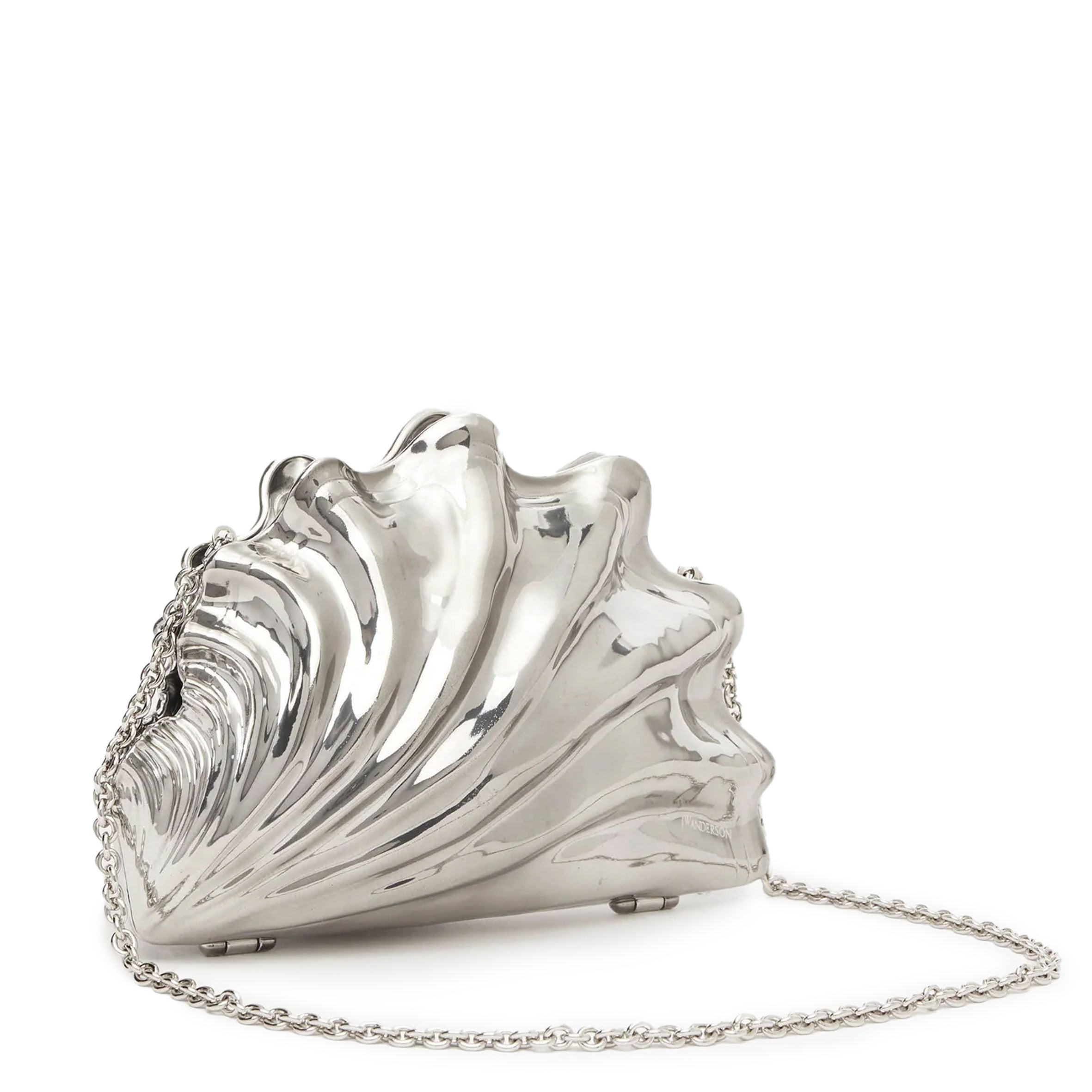 JW ANDERSON Shell Clucth Bag, Silver – CULTSTATUS