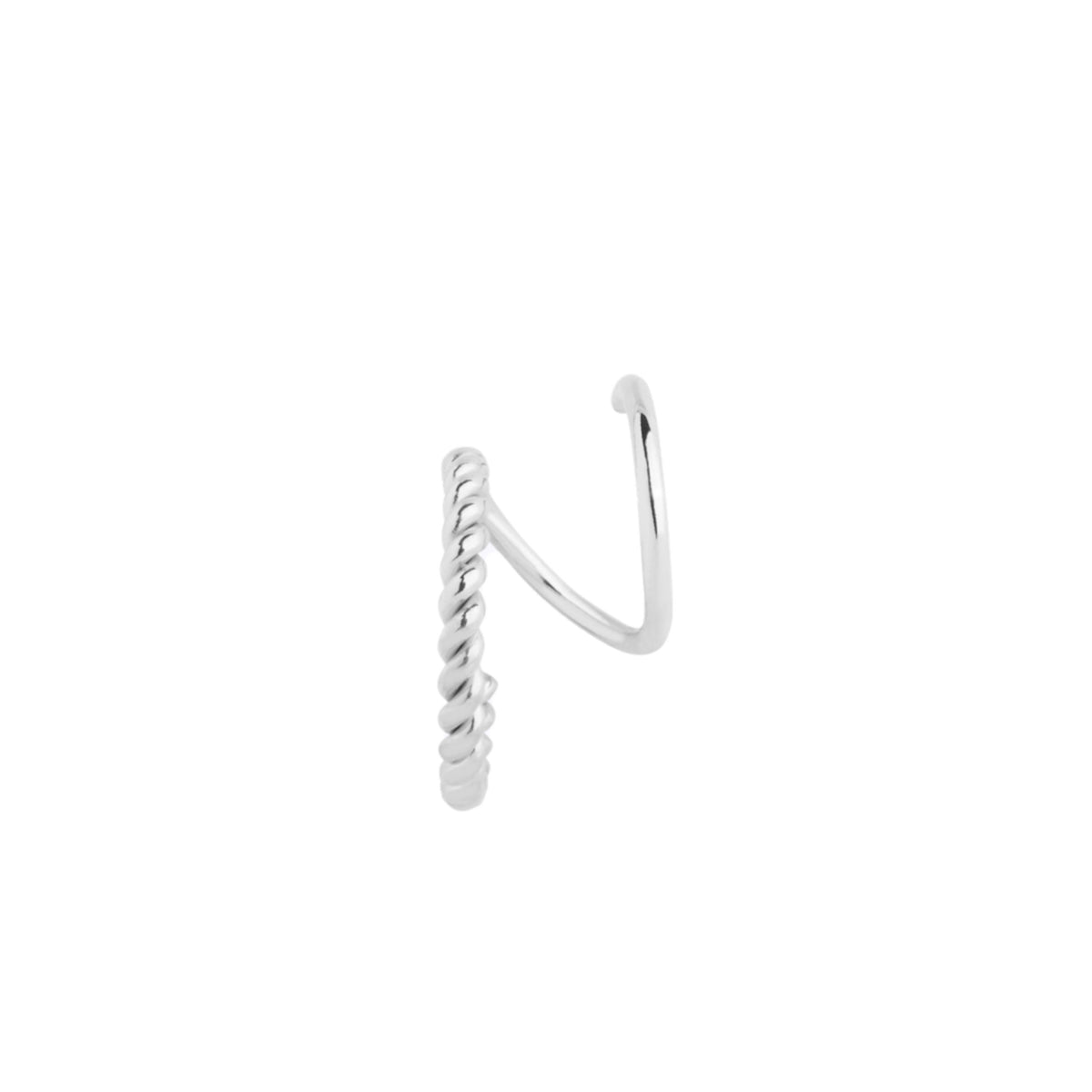 Maria Black Sofia Twirl Earring, Silver – CULTSTATUS