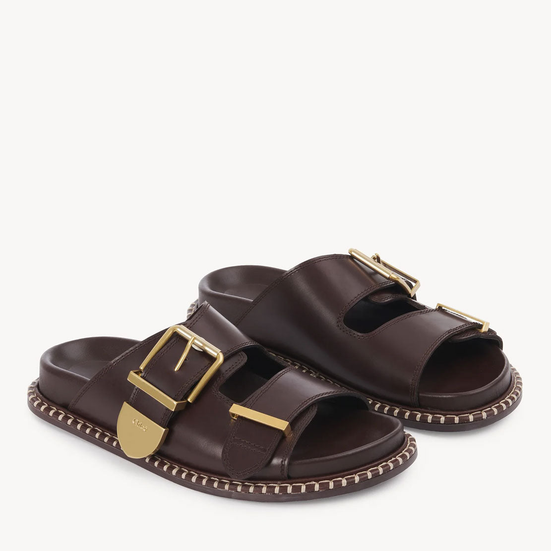 Chloe Rebecca Slides, Brown – CULTSTATUS