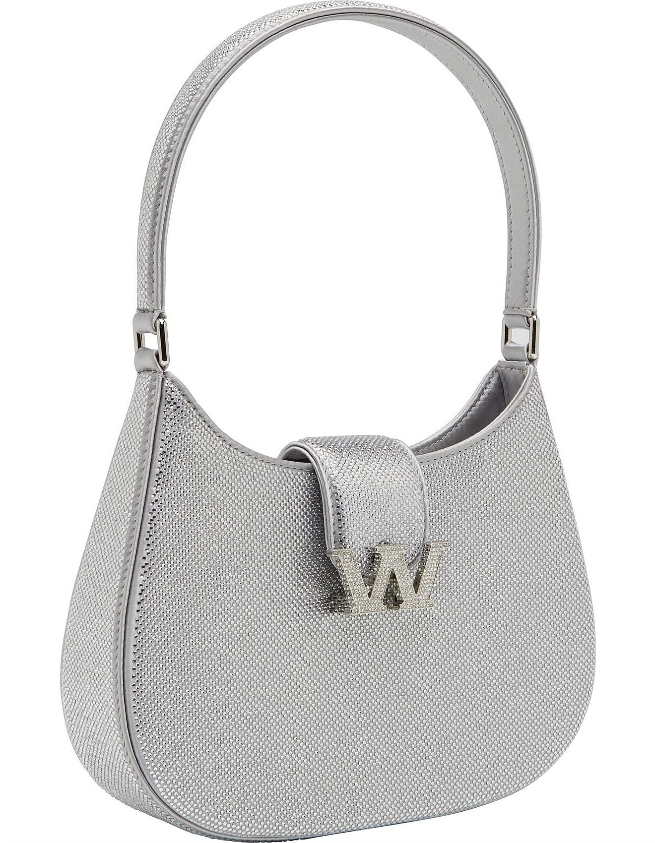 Alexander Wang W Legacy Crystal Small Hobo, Alloy – CULTSTATUS