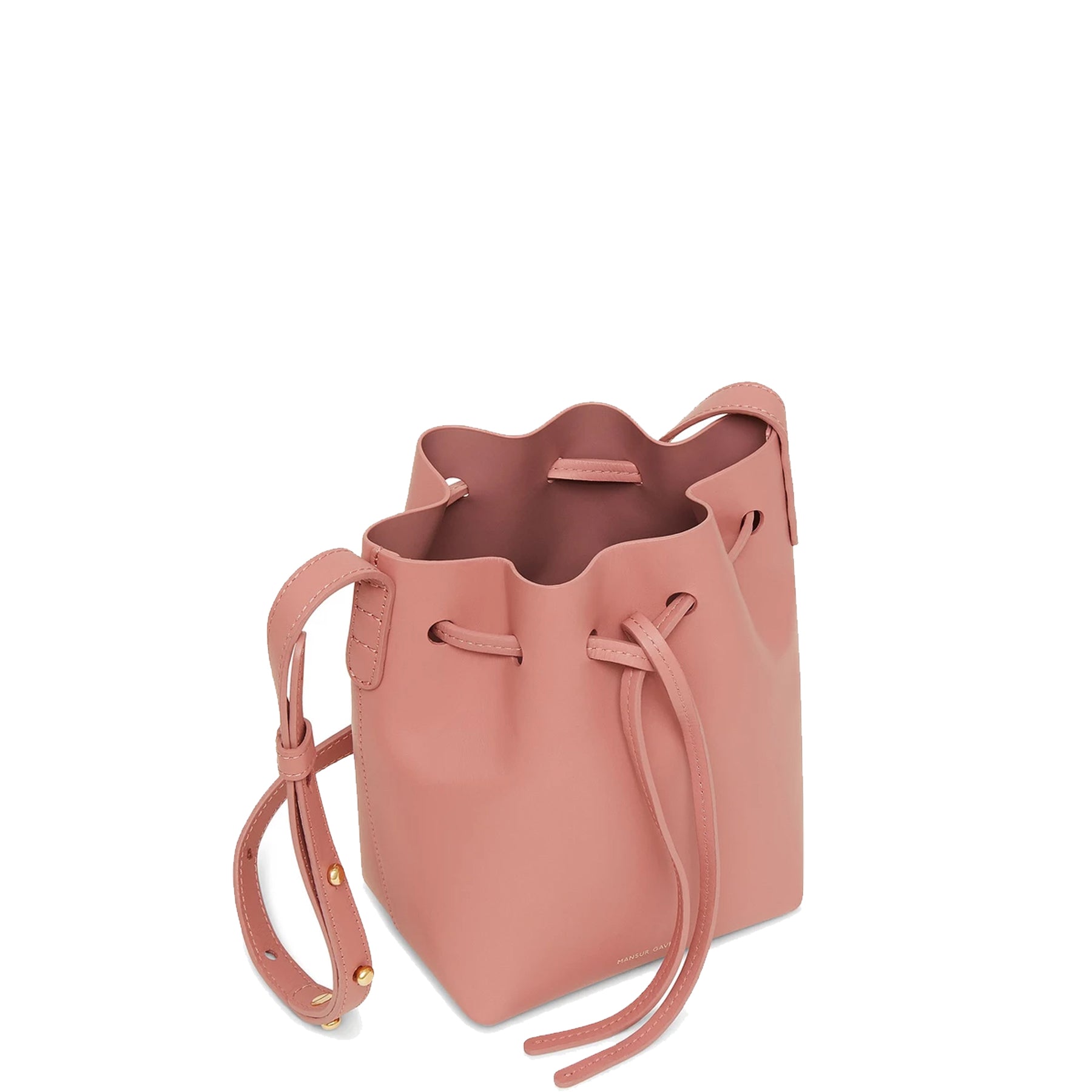 MANSUR GAVRIEL Calfskin Bucket Bag Blush 1207481