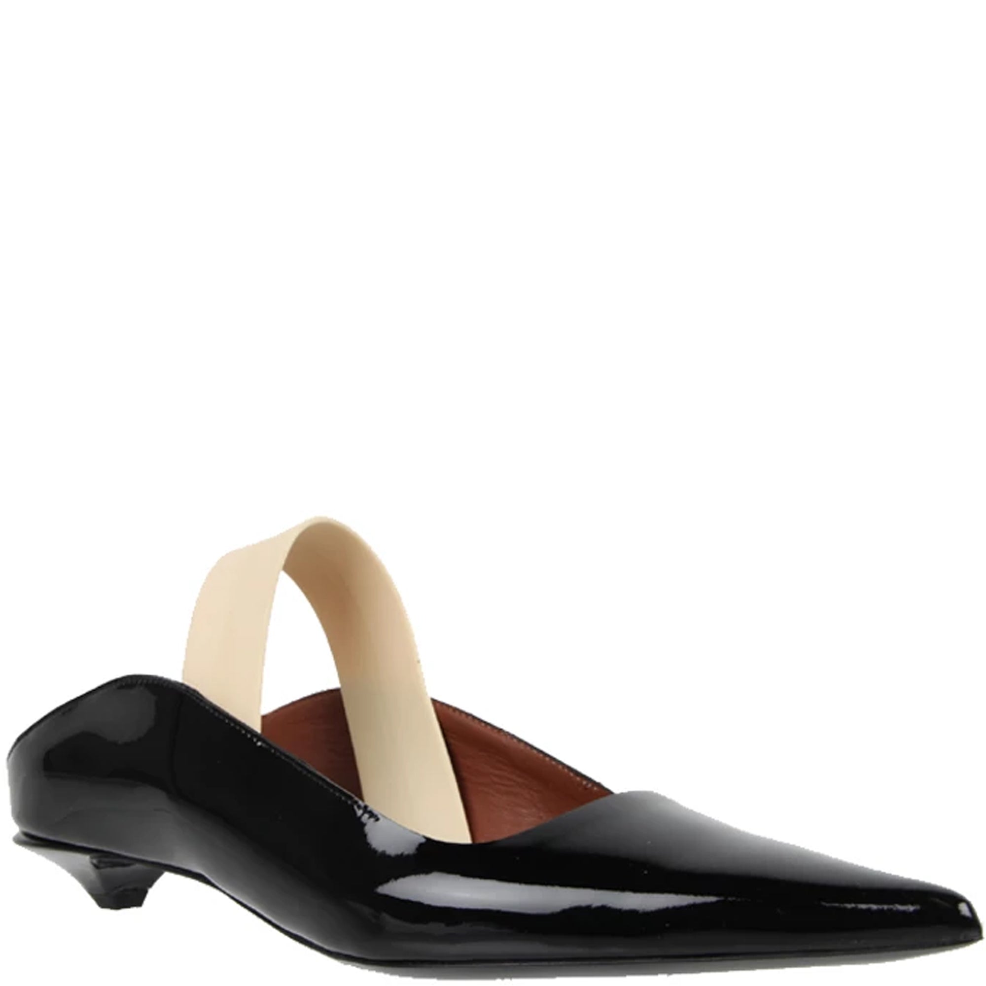 Proenza Schouler Slingback Wave Pump Patent, Black – CULTSTATUS