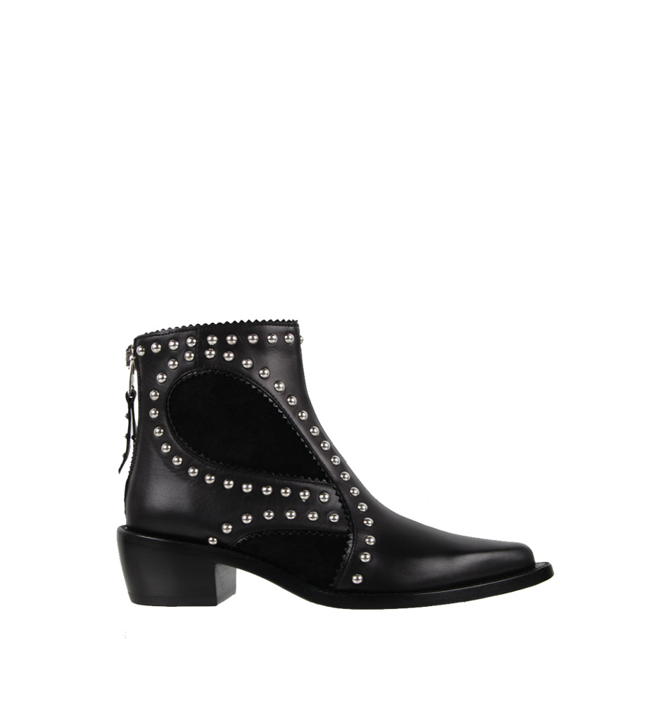 Alexander McQueen Studded Boots Black CULTSTATUS
