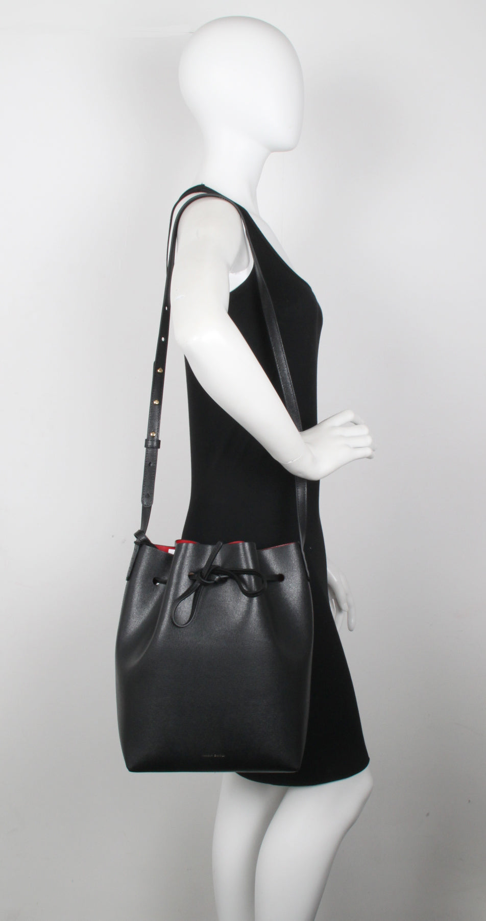Mansur gavriel black bucket bag sales