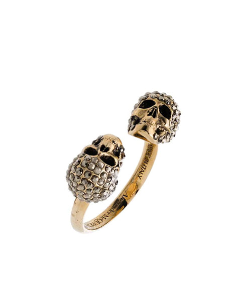 Crystal skull ring deals