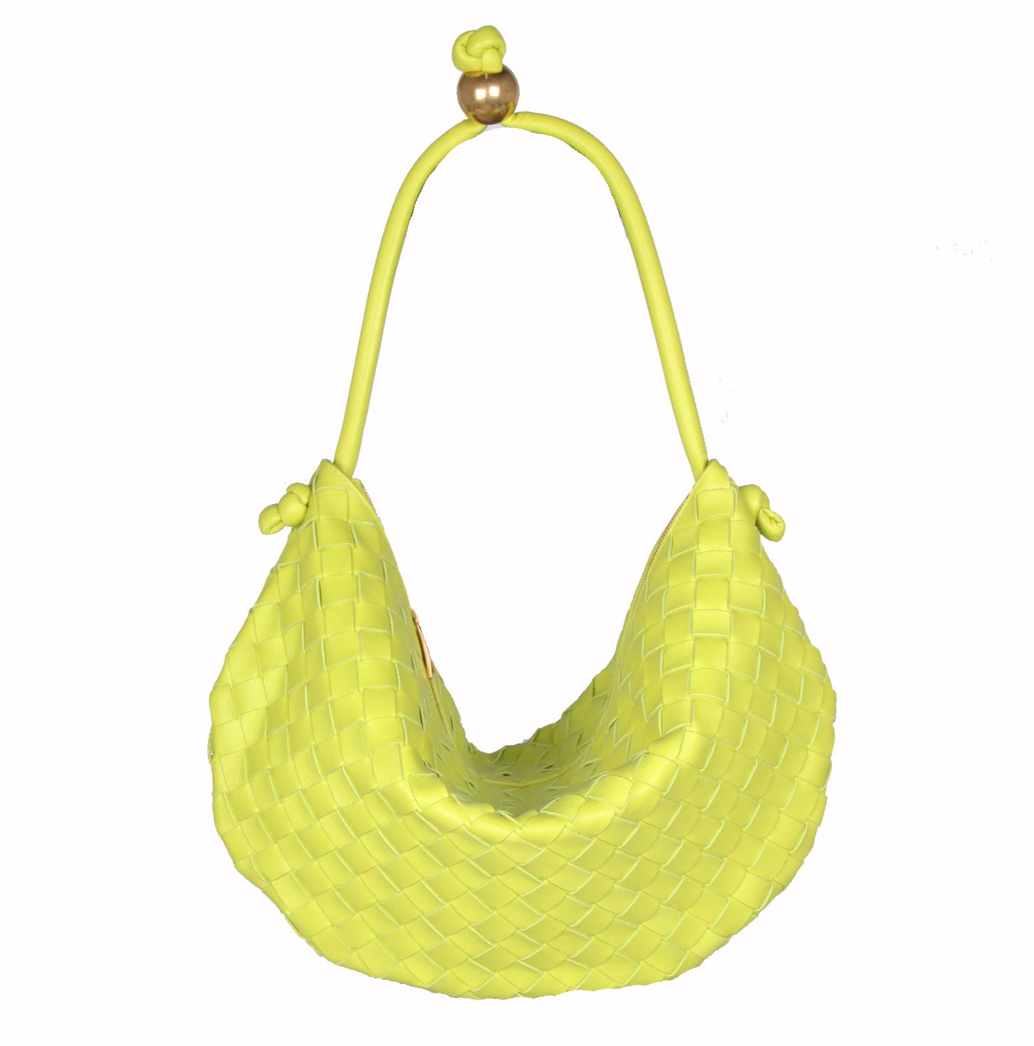 Bottega Veneta Turn Medium Intrecciato, Acid Kiwi – CULTSTATUS