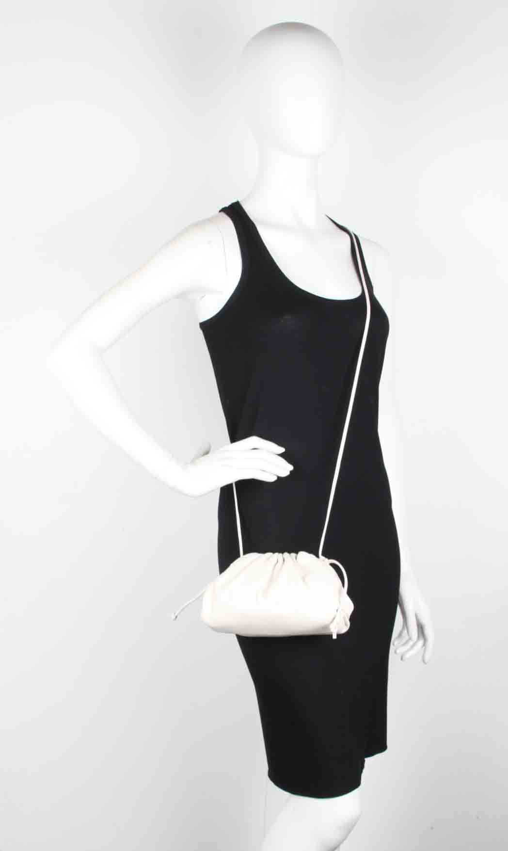 BOTTEGA VENETA ミニ ザポーチ ホワイト Bottega Veneta White Nappa