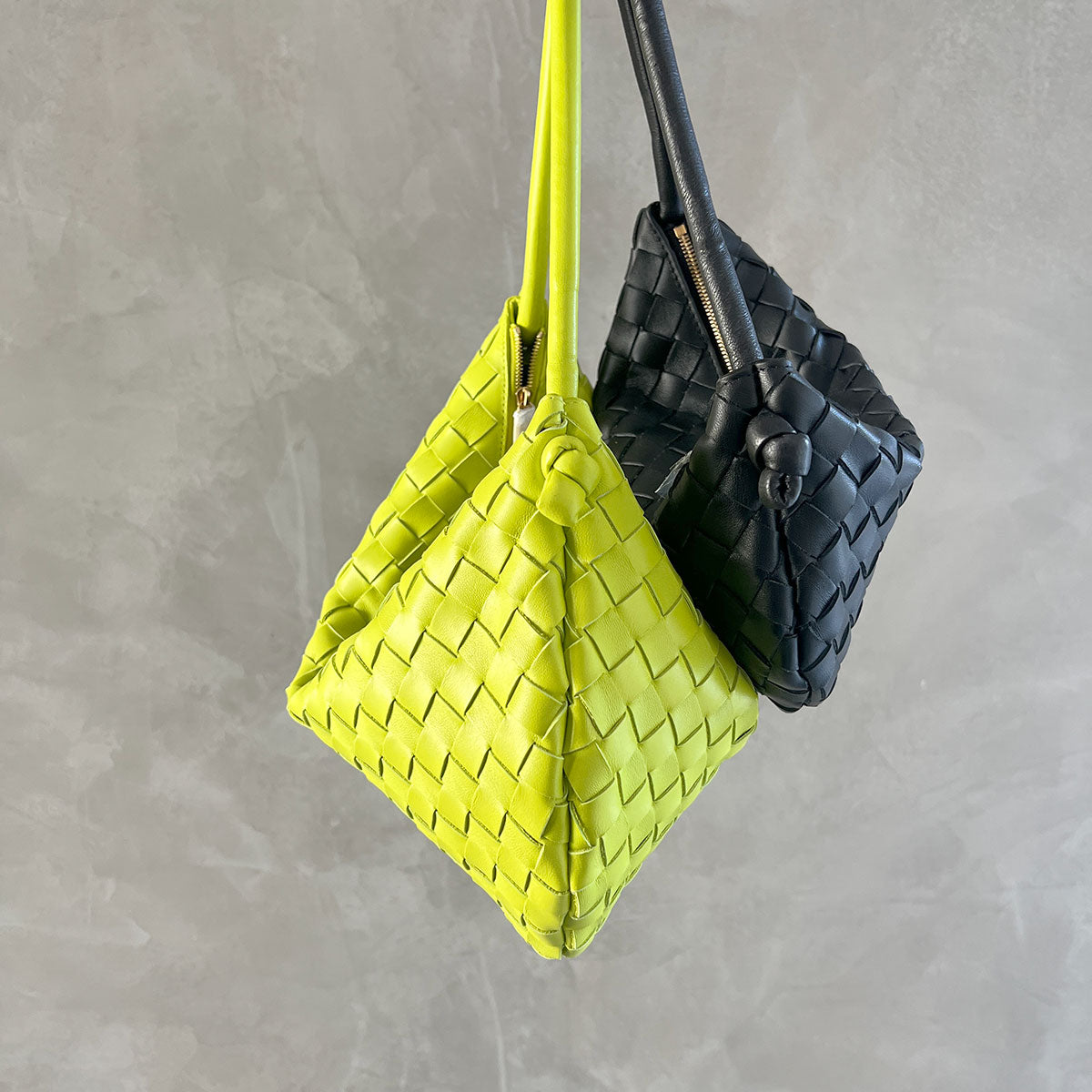 Bottega Veneta Turn Medium Intrecciato, Acid Kiwi – CULTSTATUS