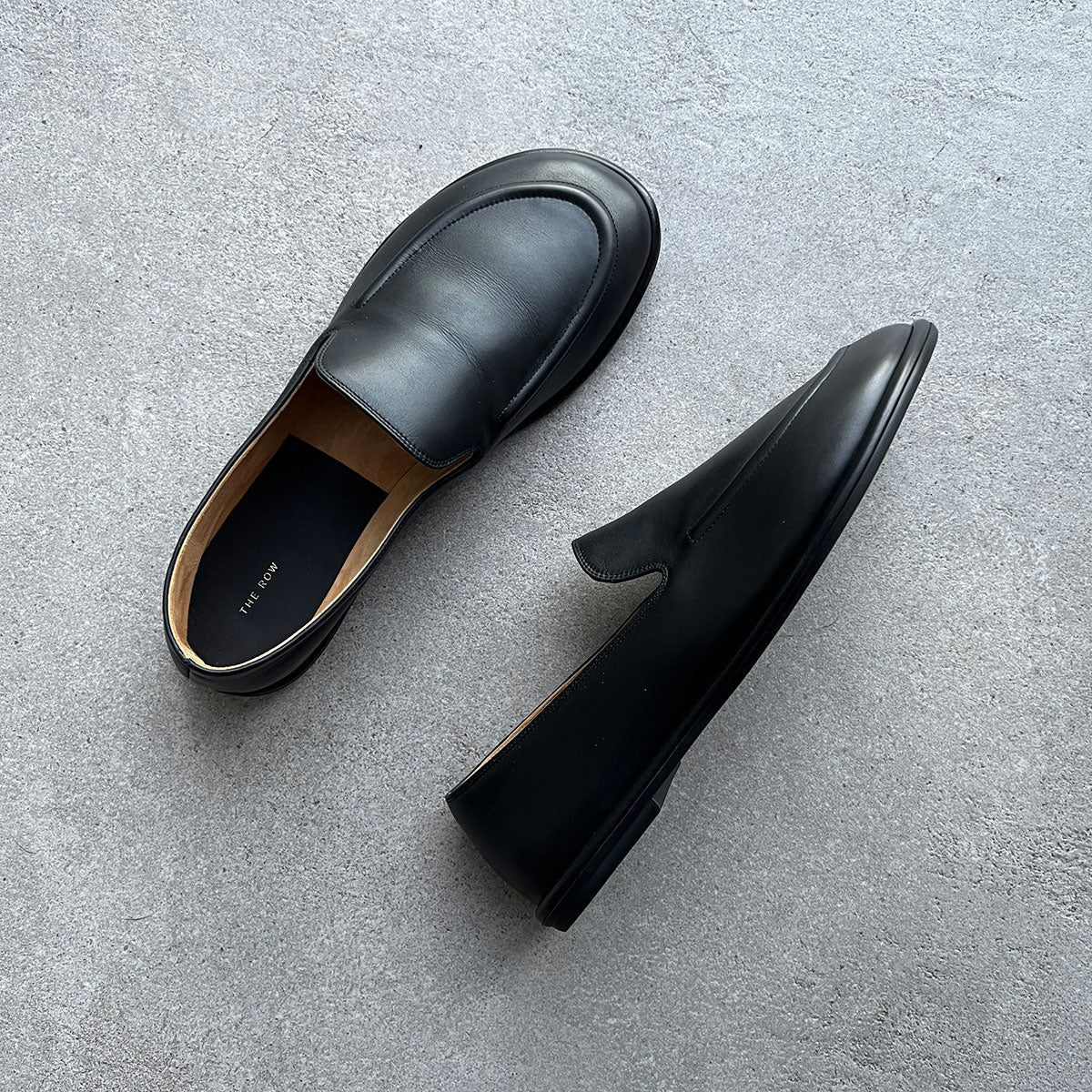 The Row Canal Loafer, Black – CULTSTATUS