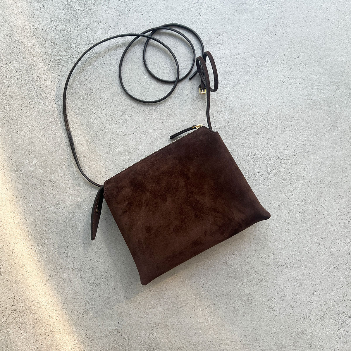 The Row Nu Mini Twin, Suede, Mocha – CULTSTATUS