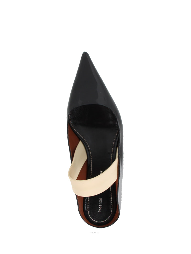 靴 CLANE POINTED WAVE PUMPS Proenza Schouler Slingback Wave Pump Patent, Black – CULTSTATUS