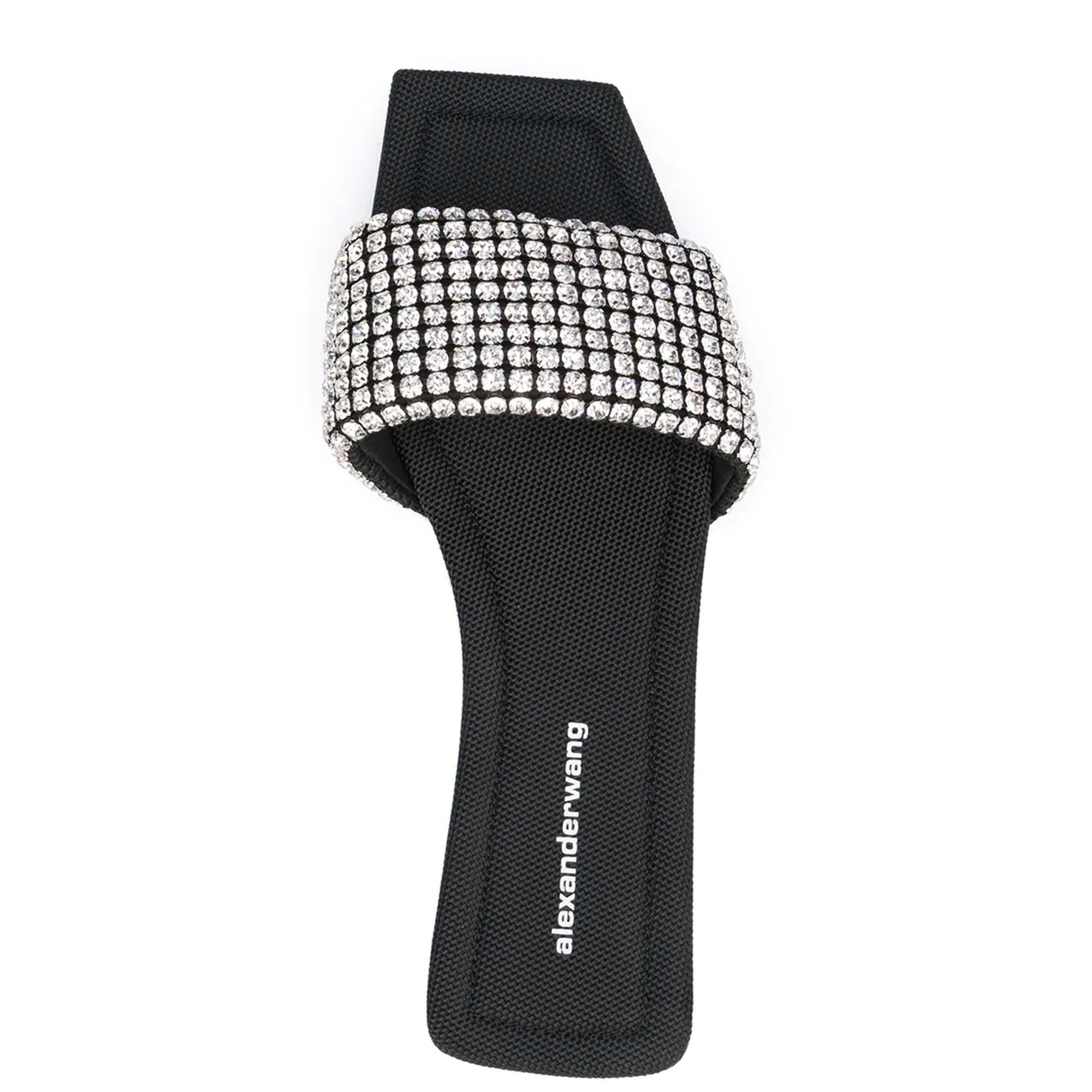 Alexander Wang Anya crystal slides for Women - Silver in UAE