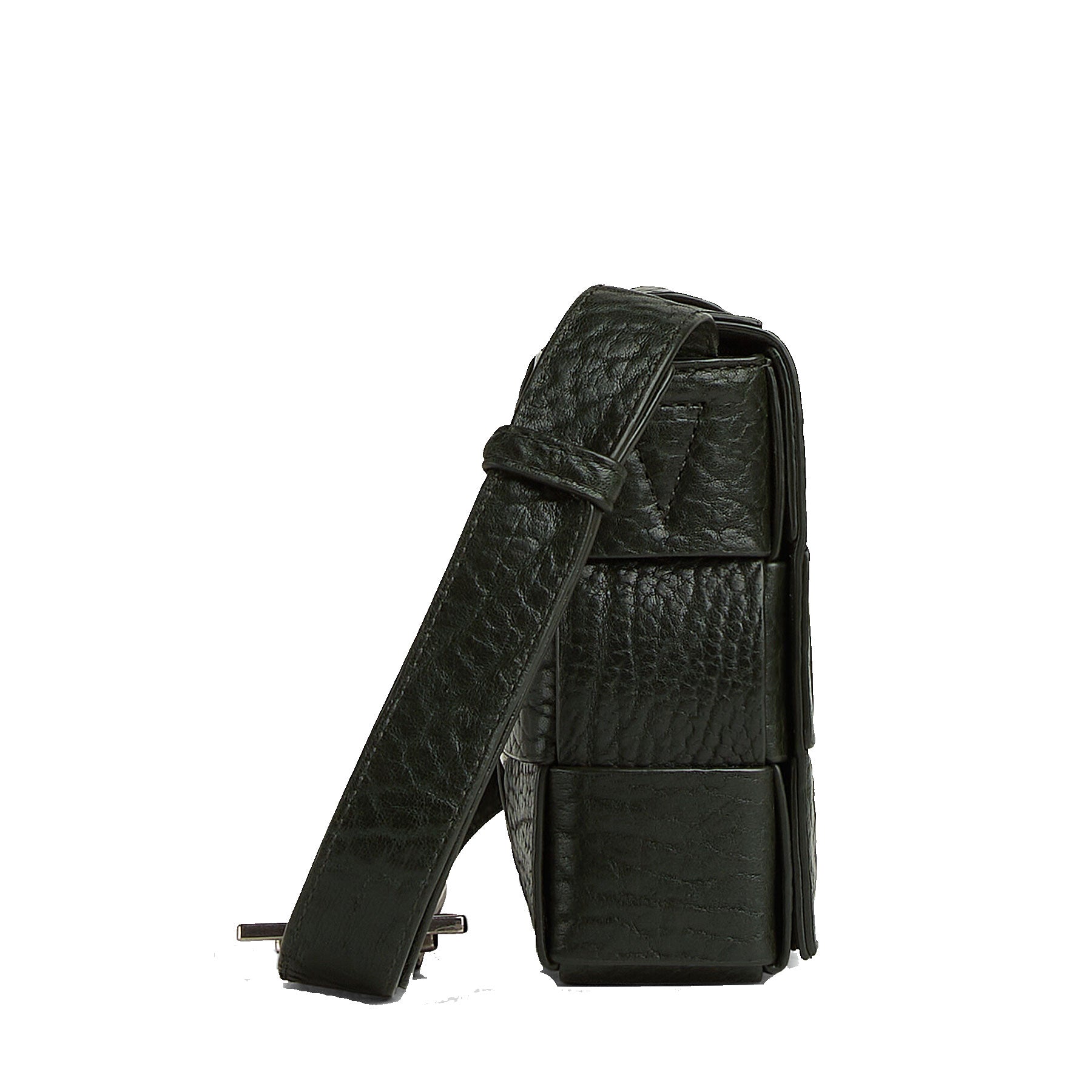 Bottega Veneta Men's Cassette, Bull Hide, Dark Green