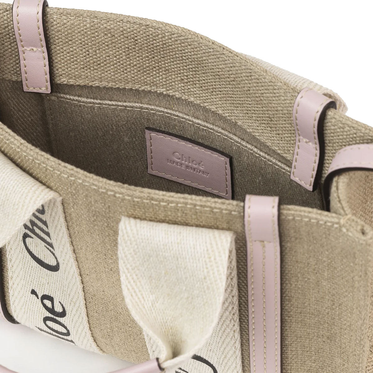 Chloe Woody Tote Mini Strap, White/Misty Lavender – CULTSTATUS Chloe Woody Tote Mini Strap, White/Misty Lavender – CULTSTATUS