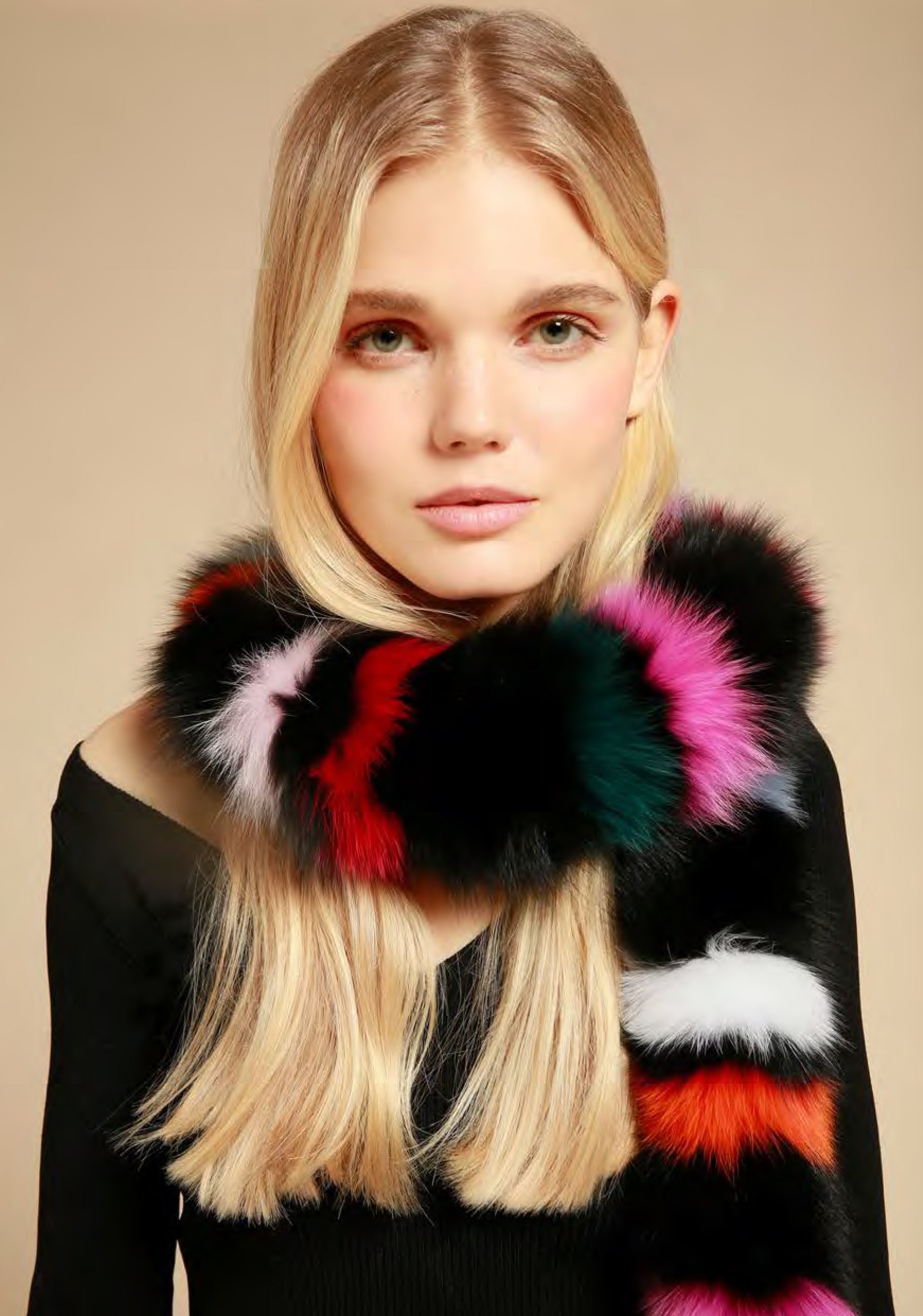 Fashion Charlotte Simone Fur Scarf Charlotte Simone Popsicle Lush