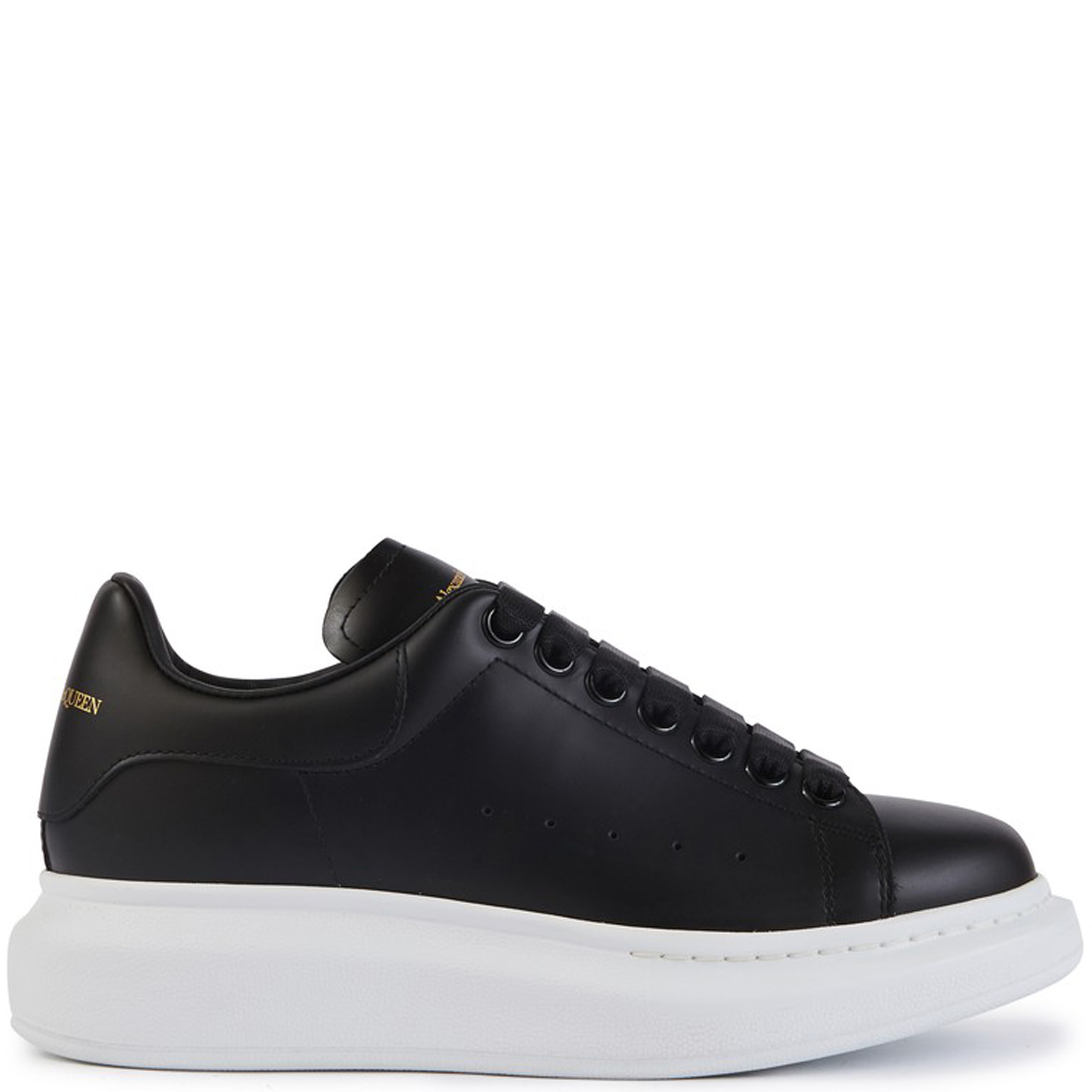 Alexander McQueen ES Men Sneakers Men Tonal Smooth Black CULTSTATUS