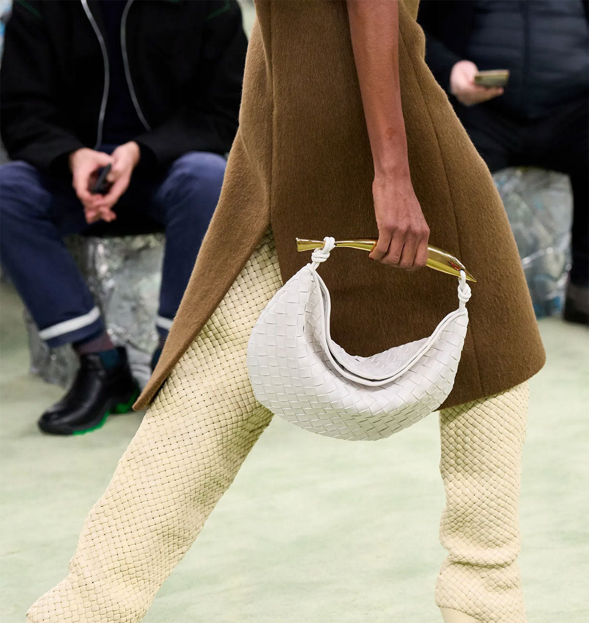 Bottega Veneta Sardine Top Handle Bag, Chalk – CULTSTATUS